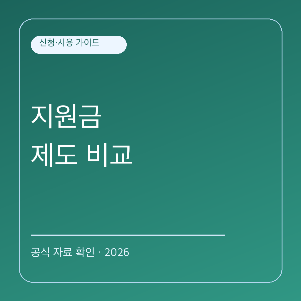 민생안정지원금과 농어촌 기본소득은 같은 돈일까? 대표 이미지